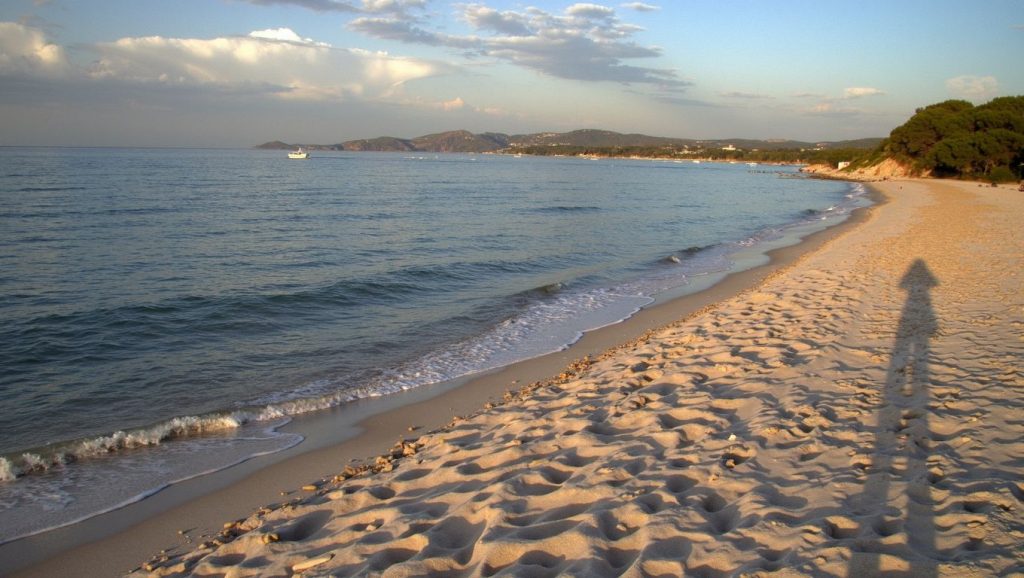Vista general de Plage de Baracci, Propriano