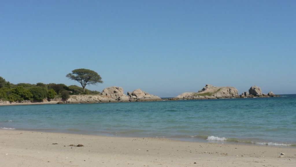 Horizonte desde Plage de Bussaglia, Porto, Córcega