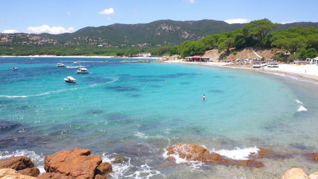 Plage de Canella (Lecci, Córcega)