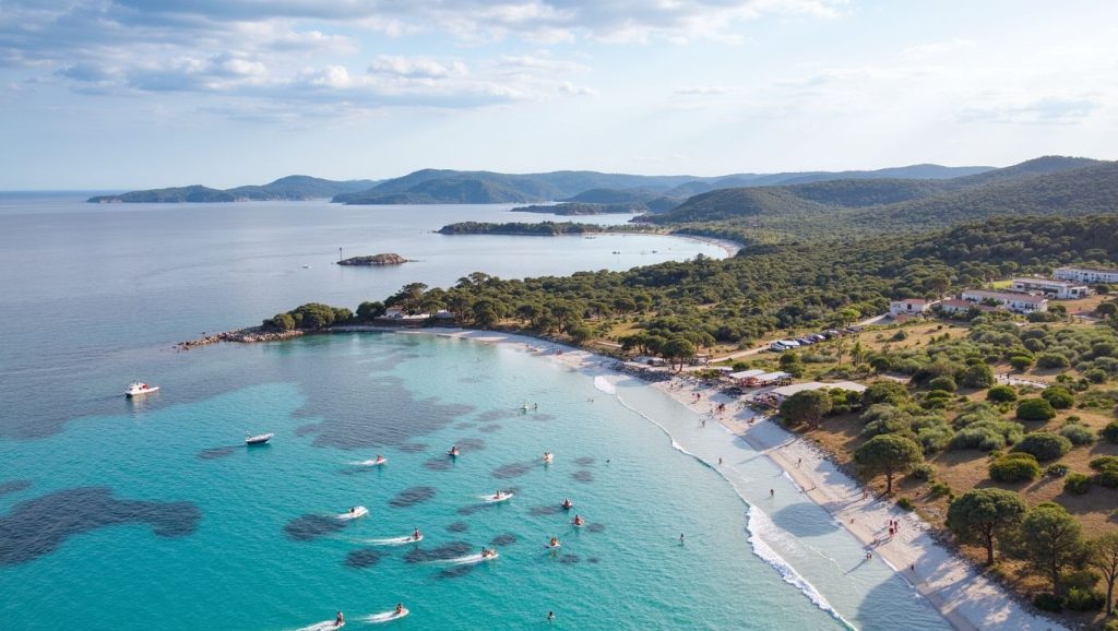 Paseo hacia Plage de Davia, Calvi