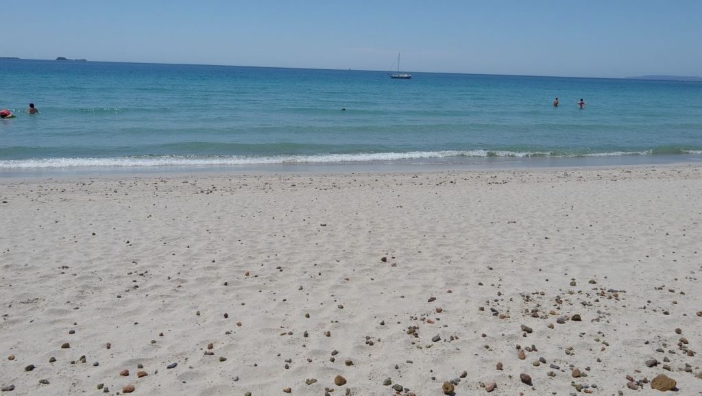 Detalle del agua en Plage de Fiorentina, Cap Corse, Córcega