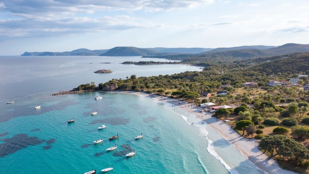 Agua y arena en Plage de Golfo di Sogno, Porto-Vecchio