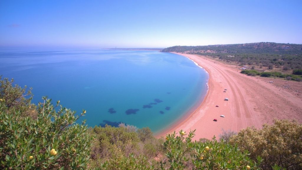 Vista de Plage de Palombaggia desde la orilla, Rondinara