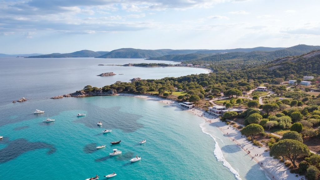 Vista general de Plage de Pinareddu, Porto-Vecchio