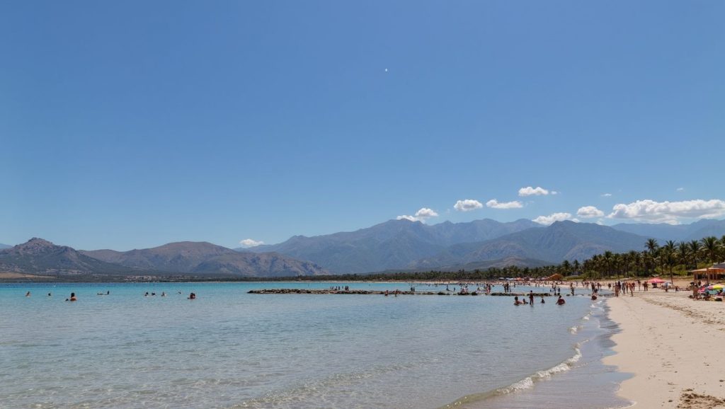 Plage de Portigliolo (Propriano, Córcega)