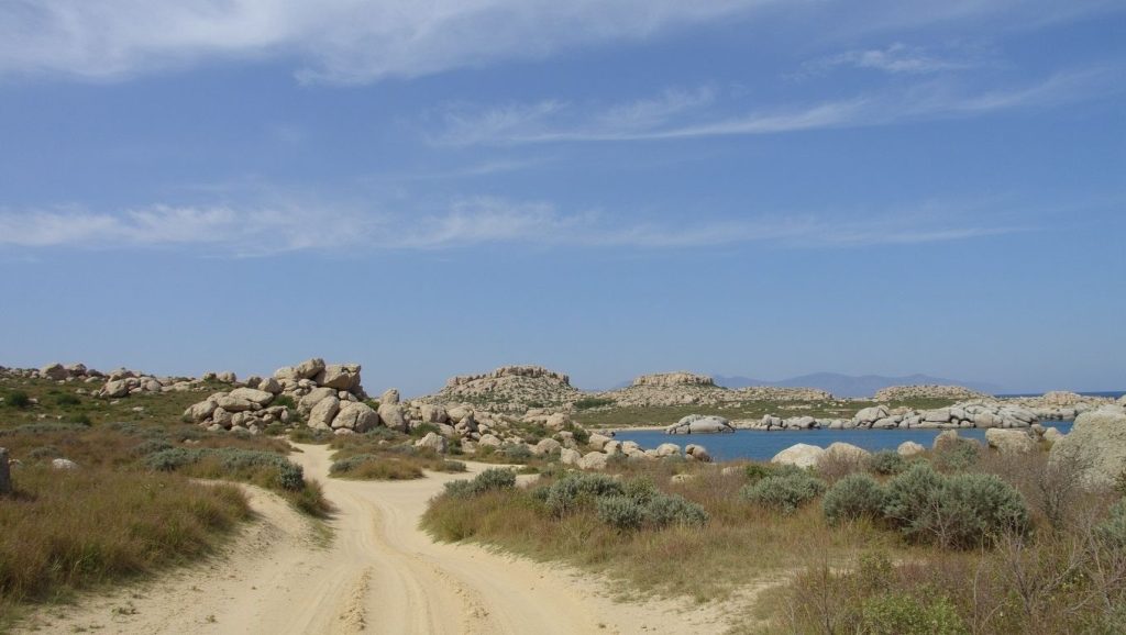 Costa de Cap Corse desde Plage de Prunete, Córcega