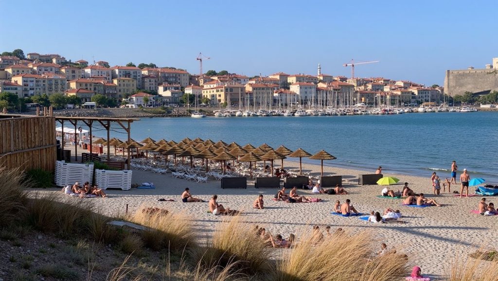 Horizonte desde Plage de Sagone, Porto, Córcega