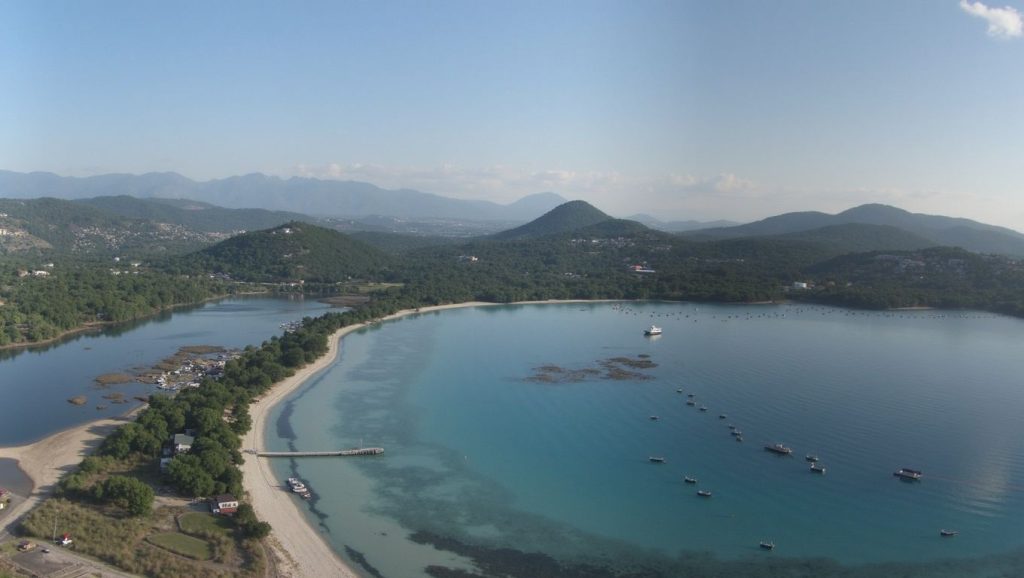 Vista del litoral en Plage de Stagnone, Ajaccio