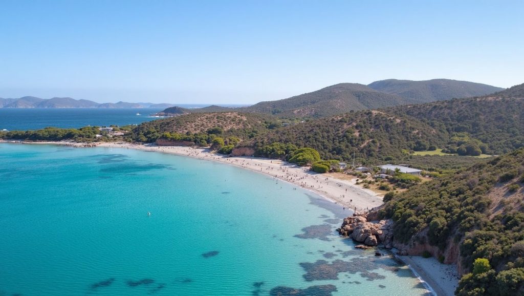 Plage de Travo (Ajaccio, Córcega)
