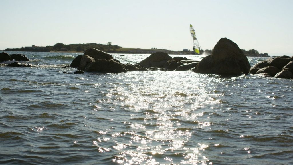 Panorámica completa de Plage du Benedettu, playa de Porto-Vecchio