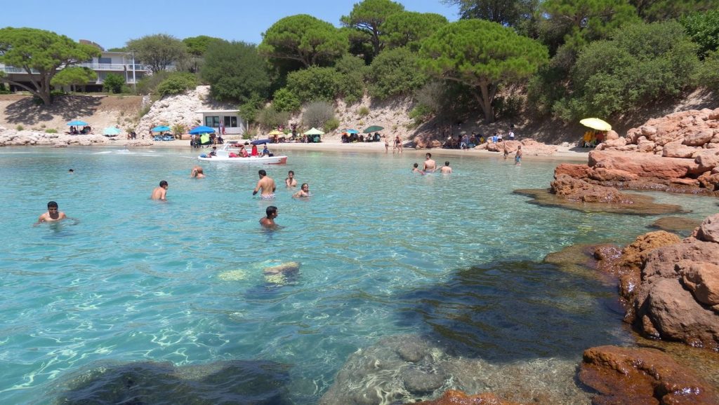 Vista general de Plage du Grand Capo, Ajaccio