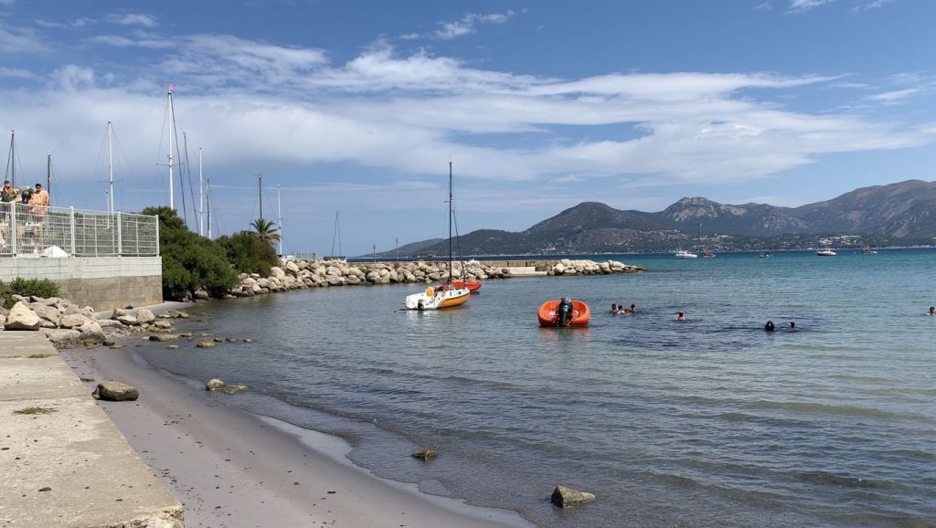 Vista del entorno de Plage du Ricanto, Ajaccio, Córcega
