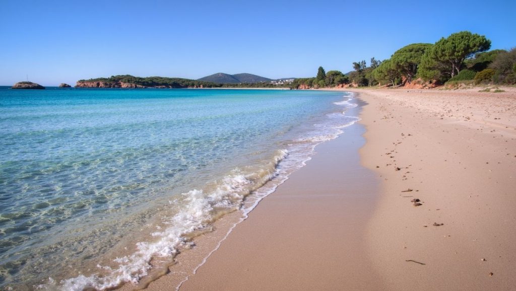 Plage du Ruesco (Propriano, Córcega)