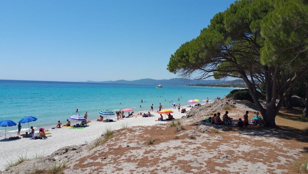 Vista del litoral en Plage Saint Antoine (Pertusato), Bonifacio
