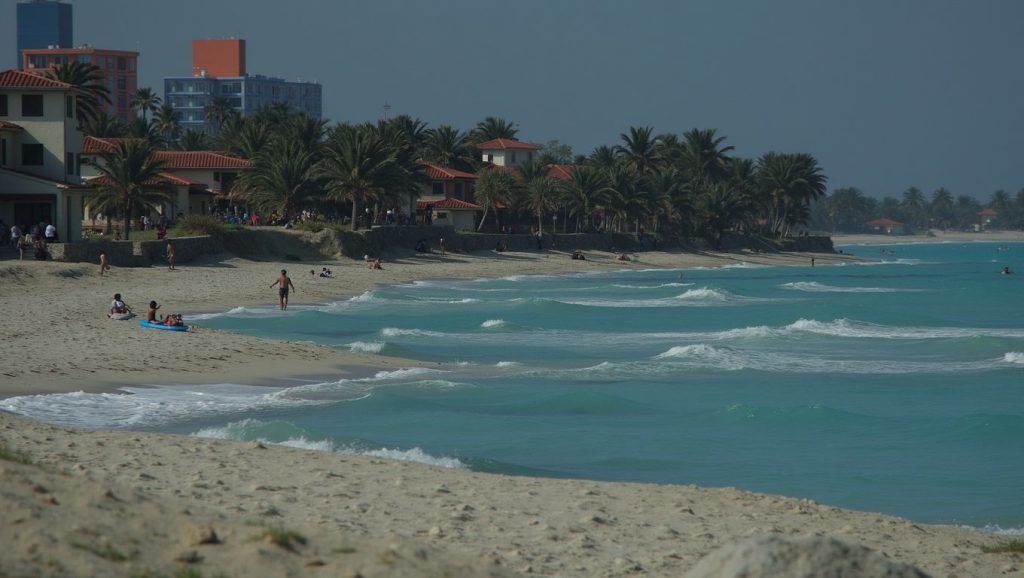 Línea de costa en Playa Berraco, Santiago de Cuba