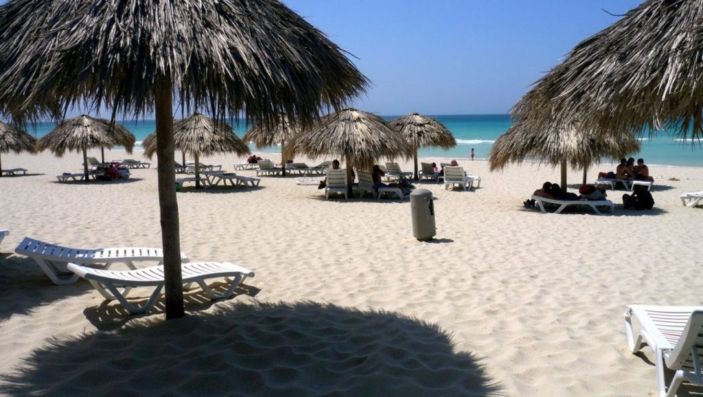 Arena fina en Bibijagua, Isla de la Juventud, Cuba