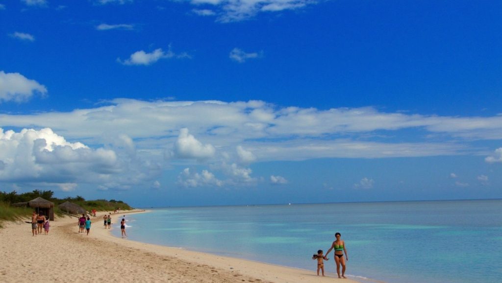 Horizonte desde Playa Bonita, Santa Lucía, Cuba