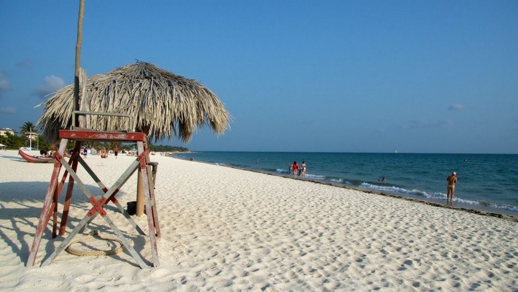 Textura de arena en Caribes, Holguín, Cuba