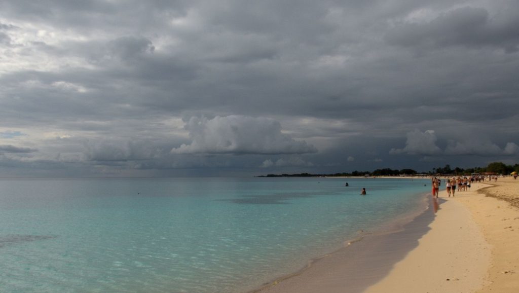 Línea de costa en Playa Covarrubias, Camagüey