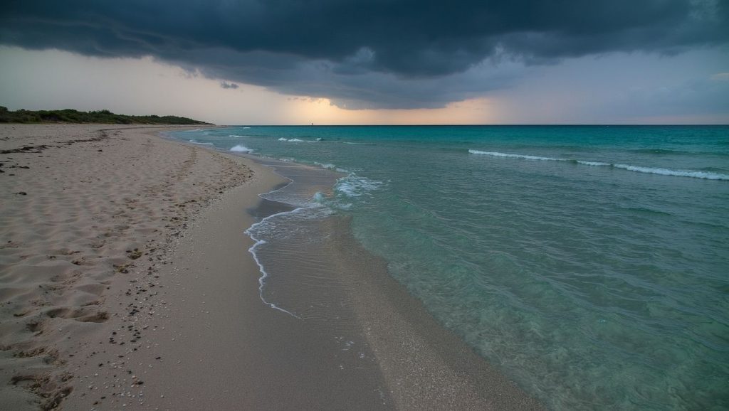 Vista general de Playa Del Este, Santiago de Cuba