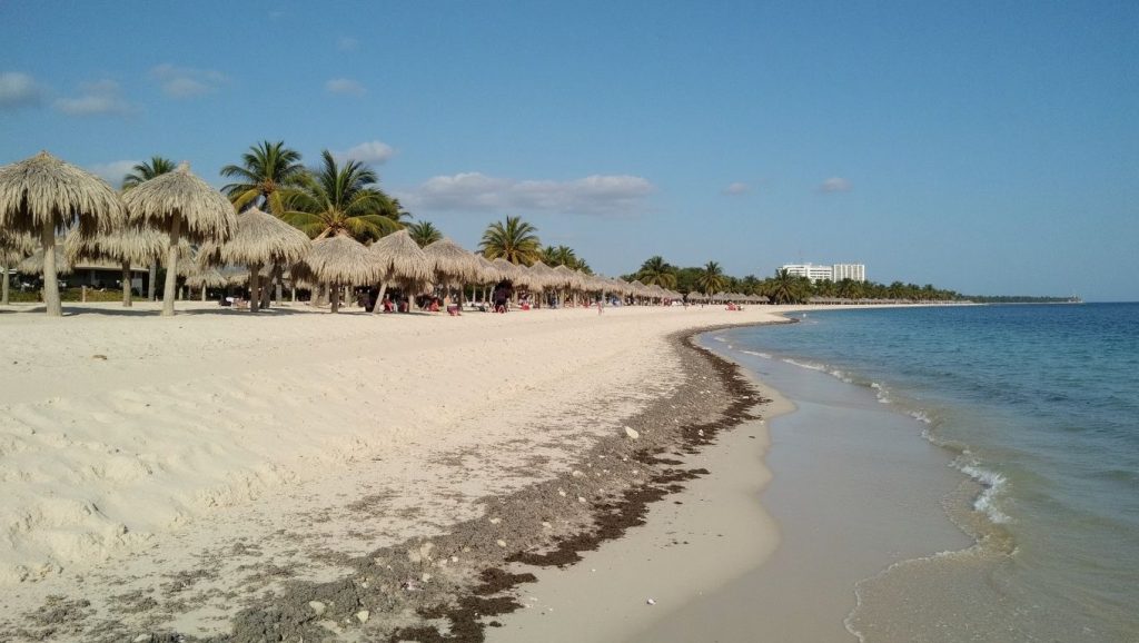Arena fina en Estudiante, Isla de la Juventud, Cuba
