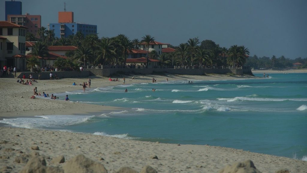 Arena fina en El Roteño, La Habana, Cuba