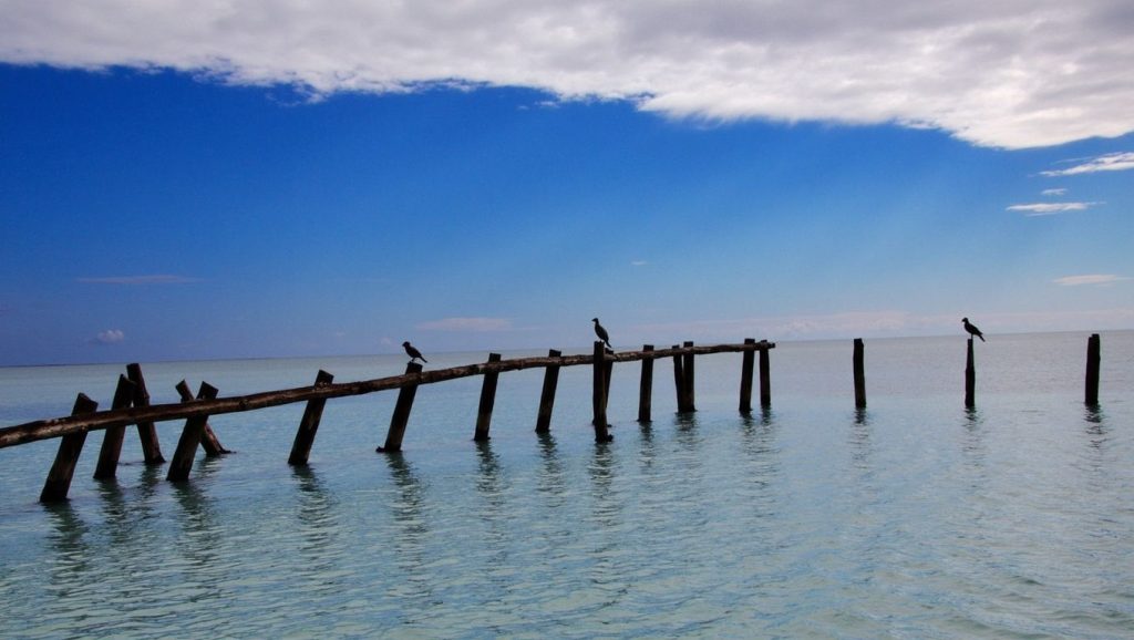 Horizonte desde Playa Imias, Baracoa, Cuba