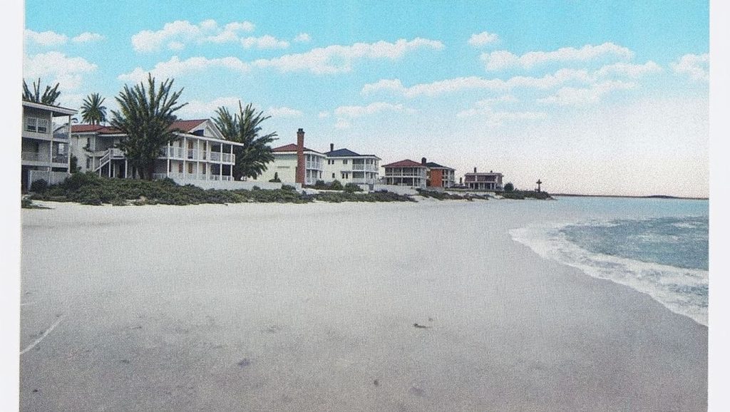 Vista de Playa Inglés desde la orilla, Trinidad