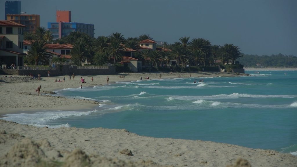 Horizonte desde Playa Las Terrazas, Cayo Guillermo, Cuba