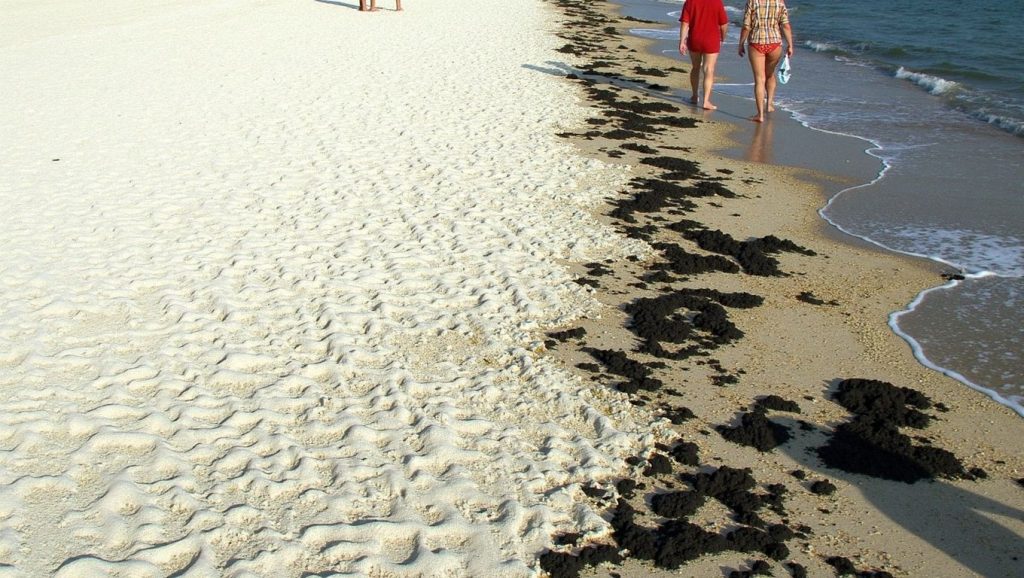 Orilla de Playa Varaderito con olas suaves en Santa Lucía