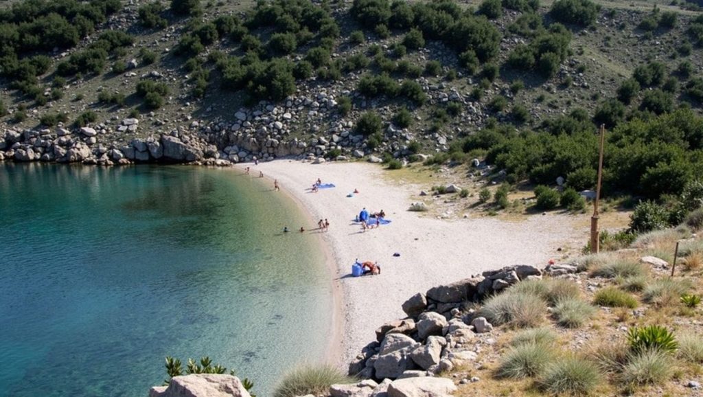 Plaža Barčica (Baška, Krk) — foto 1