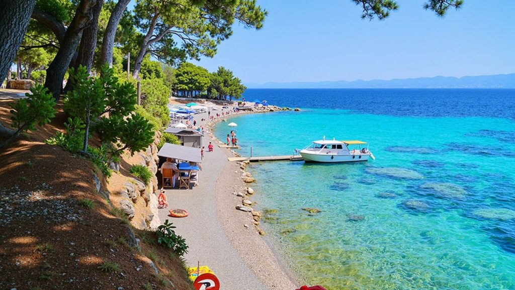 Playa Plaža Borak en Croacia, Brač