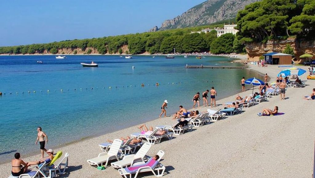 Camino de acceso a Plaža Borak, Croacia, Brač