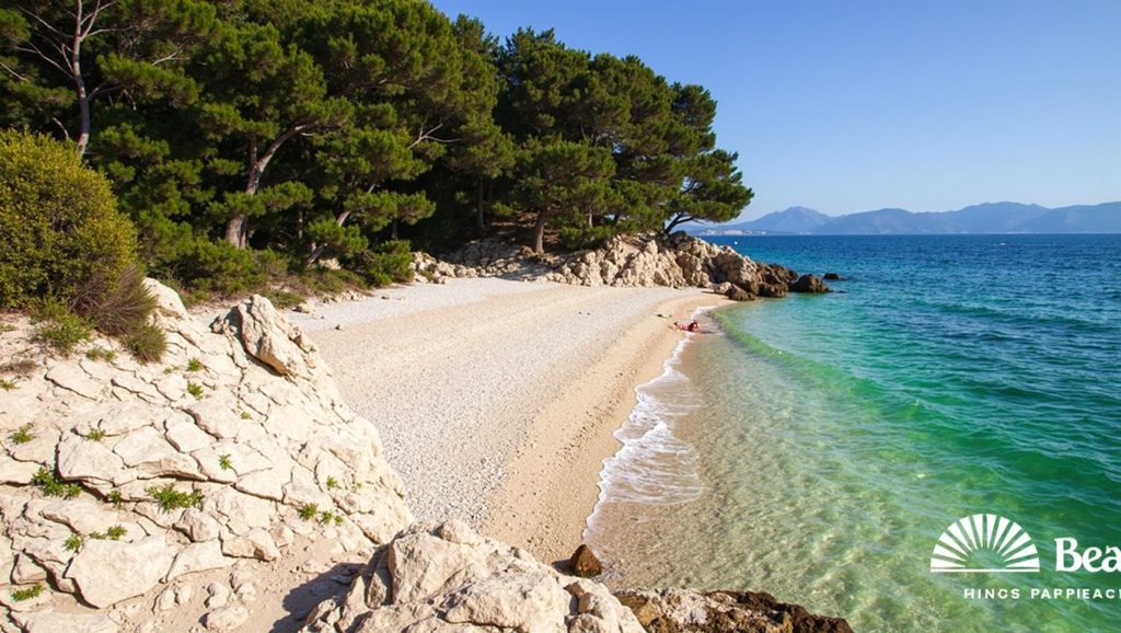 Agua y arena en Plaža Lučica, Općina Vela Luka