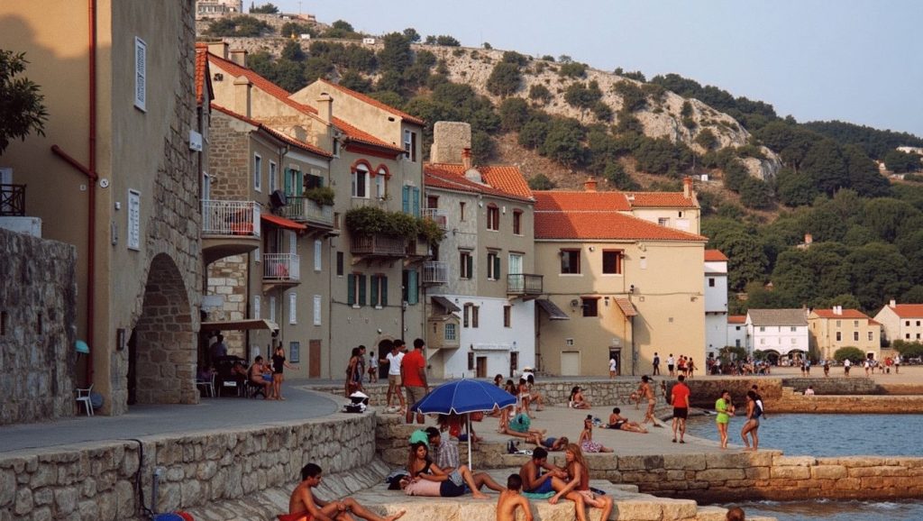 Plaža Mala Petrina (Dobrinj, Krk) — foto 2