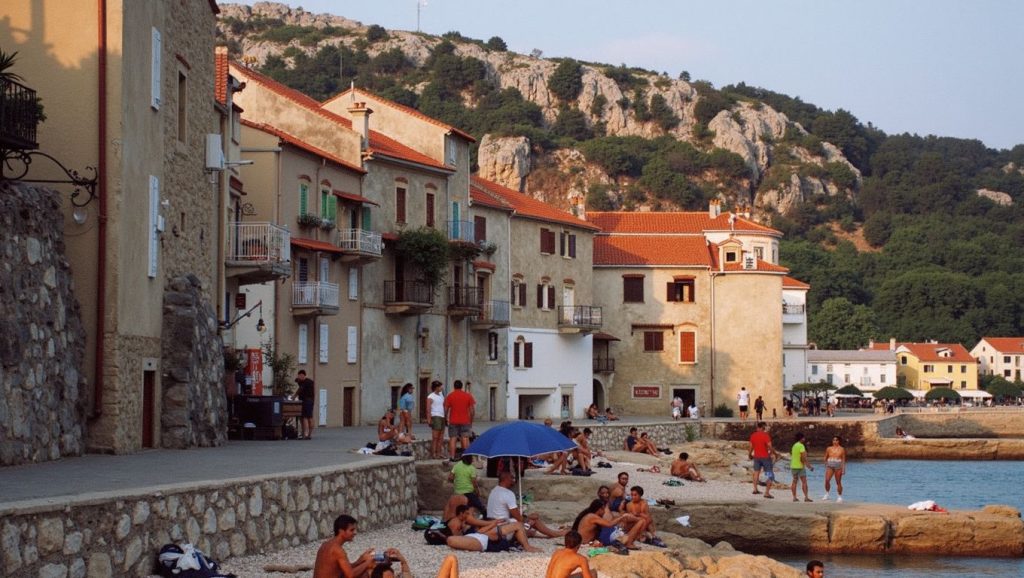 Plaža Omorika (Omišalj, Krk) — foto 2