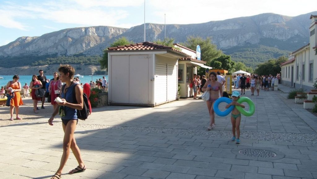 Plaža Omorika (Omišalj, Krk) — foto 3