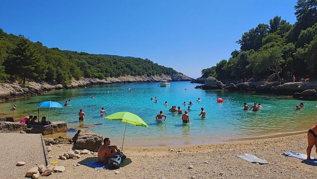 Alrededores de Plaža žitna, Croacia