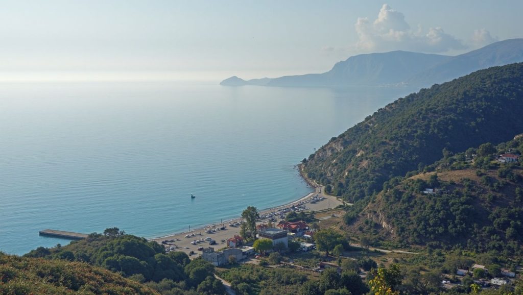 Plazhi i Potamit (Riviera Albanesa, Albania) — foto 3