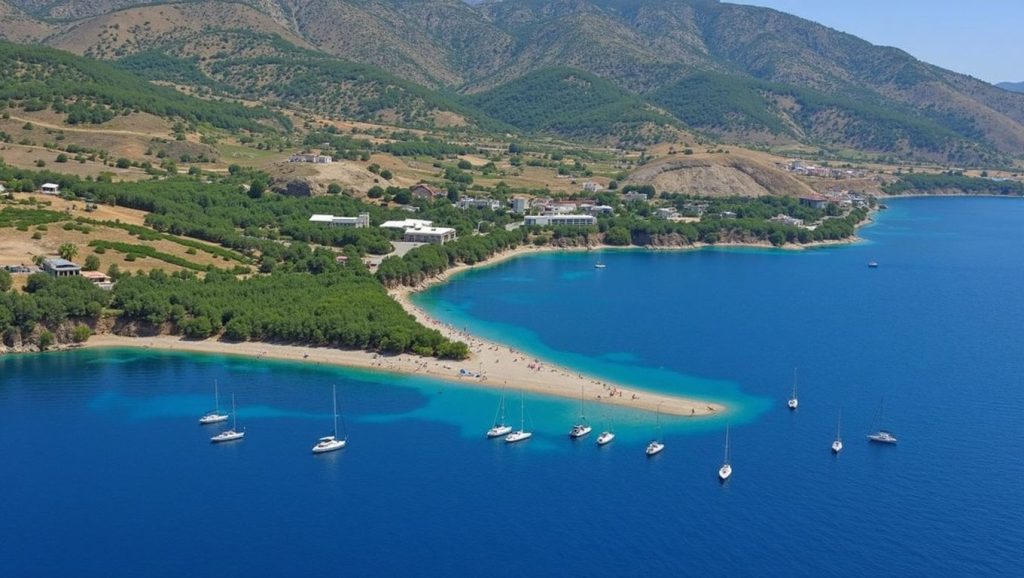 Vista del entorno de plažice, Croacia, Croacia