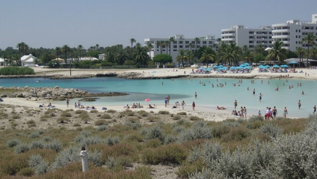 Playa Polis Beach desde la arena, ?, Chipre