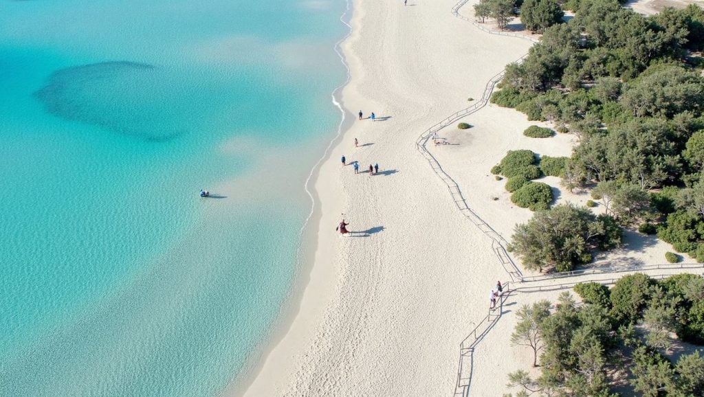 Vista amplia de Pontone Tunno en Puglia, Puglia