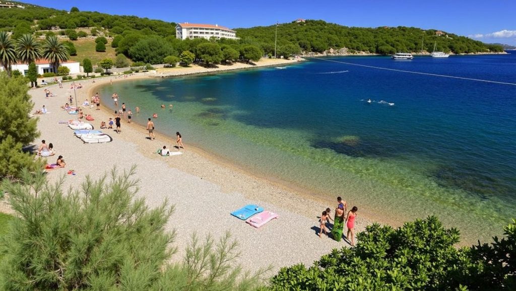 Línea de costa en PRIROVO BEACH, Croacia