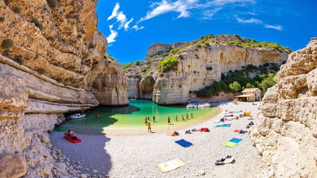 Vista del litoral en PRIROVO BEACH, Croacia
