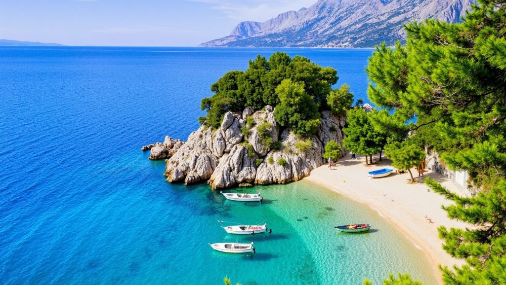 Costa de Croacia desde Pržina, Croacia