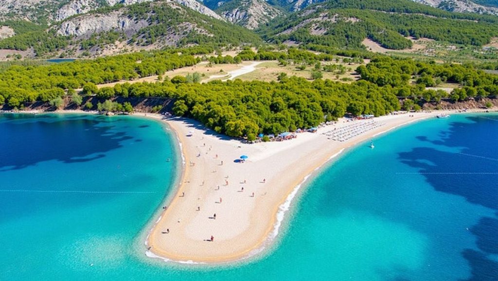 Camino de acceso a Punta Vrilo, Croacia, Brač