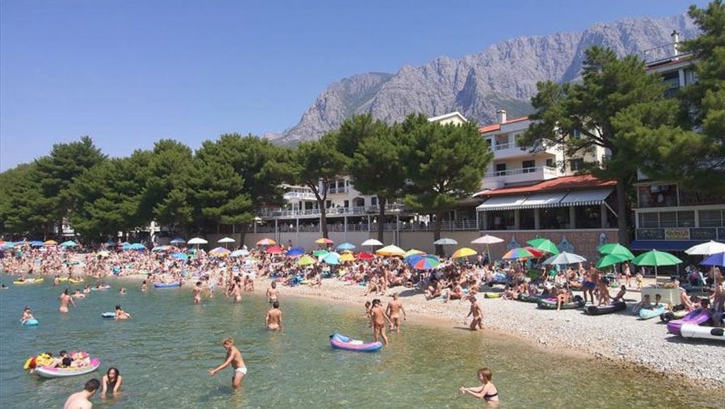 Playa Ratac desde la arena, Croacia, Hvar