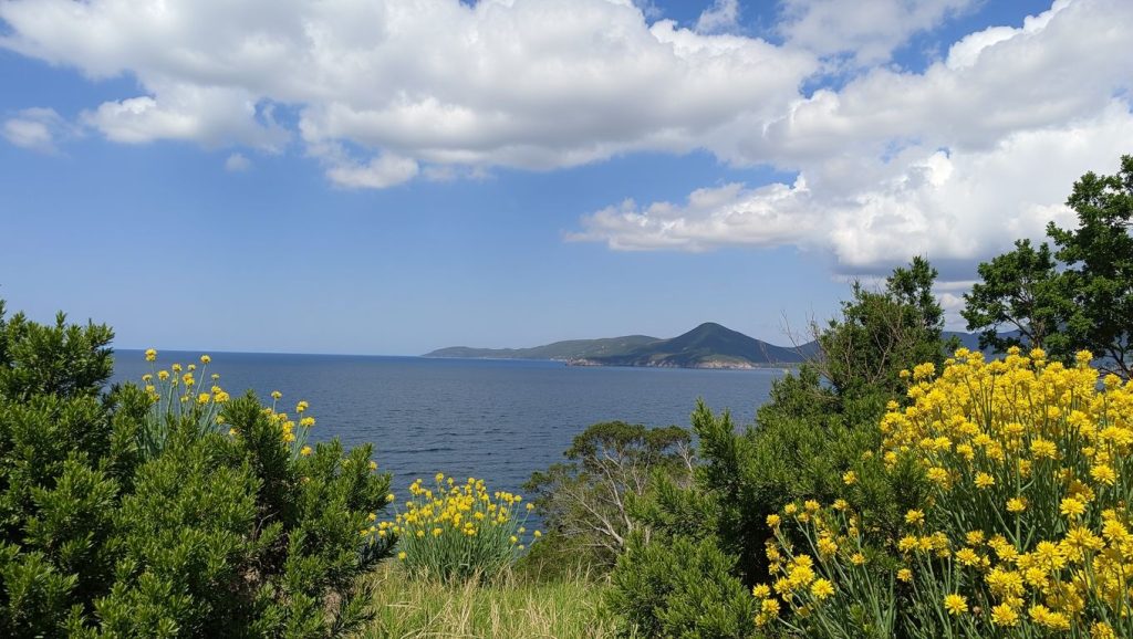 Playa Ričardova glava desde la arena, Budva, Montenegro