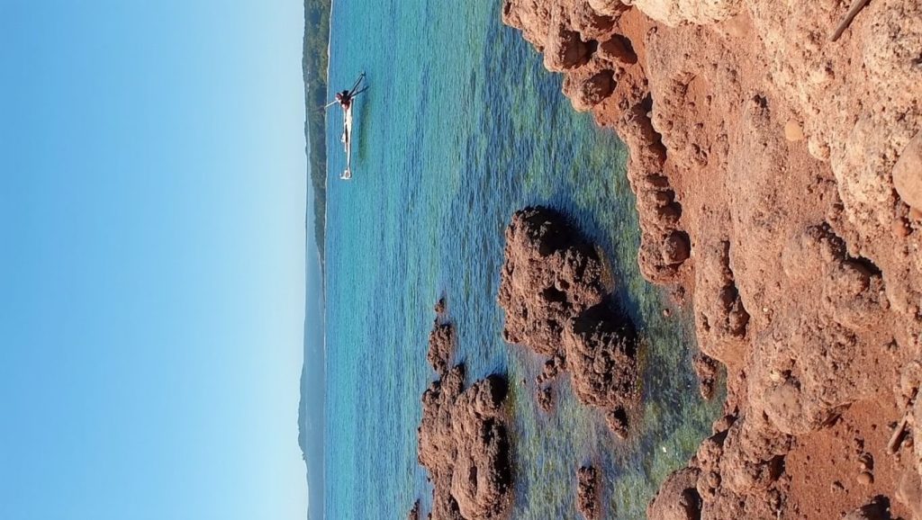 Playa Sainte-Restitude desde la arena, Calvi, Córcega