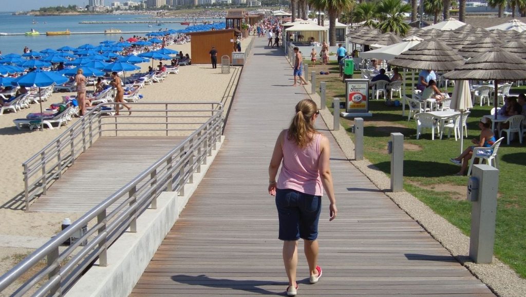 Amplio horizonte marino en Sea Caves Beach Paphos, ?